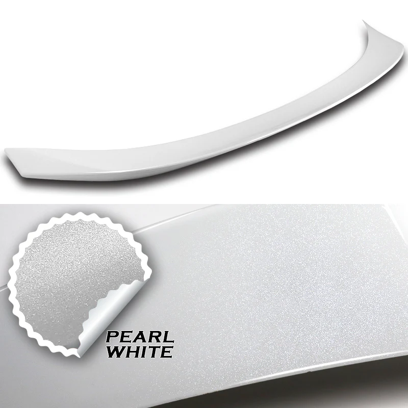 W-Power ABS AR-Style Rear Trunk Lip Spoiler Wing For 2014-2020 Lexus IS-Series Sedan 4DR -Pearl White - Image 2