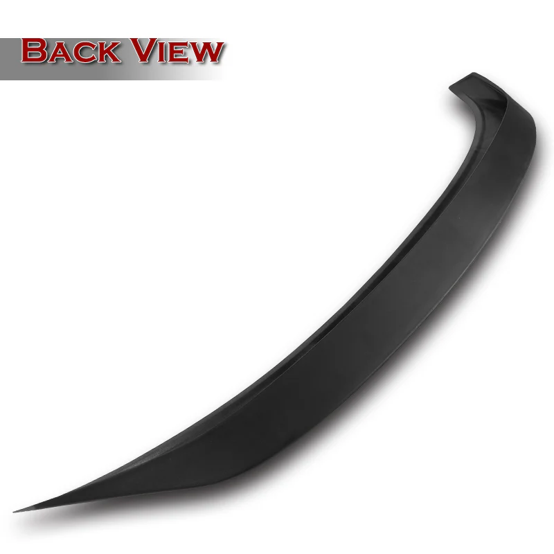 W-Power ABS AR-Style Rear Trunk Lip Spoiler Wing For 2014-2020 Lexus IS-Series Sedan 4DR -Unpainted Matte Black - Image 2