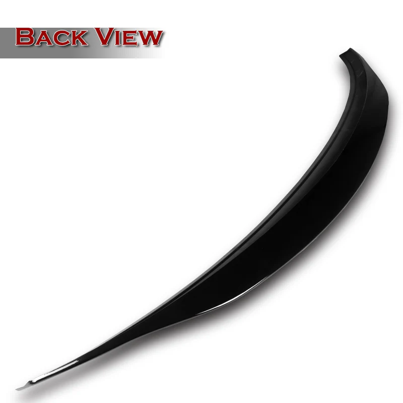 W-Power ABS B-Style Rear Trunk Lip Duckbill Spoiler Wing For 2015-2021 Mercedes-Benz C-Class W205 Sedan -Pearl Black - Image 2