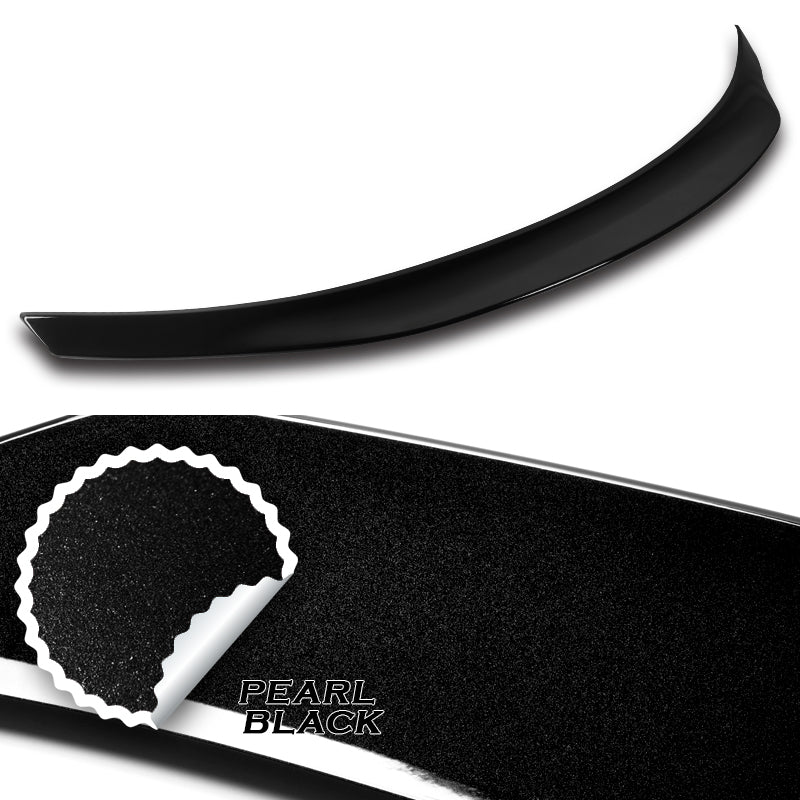 W-Power ABS B-Style Rear Trunk Lip Duckbill Spoiler Wing For 2015-2021 Mercedes-Benz C-Class W205 Sedan -Pearl Black - Image 4