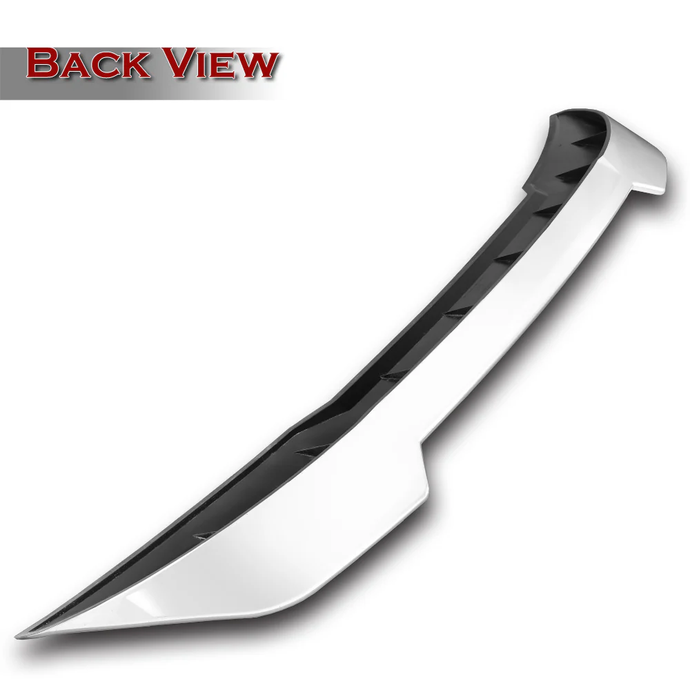 W-Power ABS F-Style Rear Trunk Lip Duckbill Spoiler Wing For 2021 - 2025 Lexus IS-Series -Pearl White - Image 4