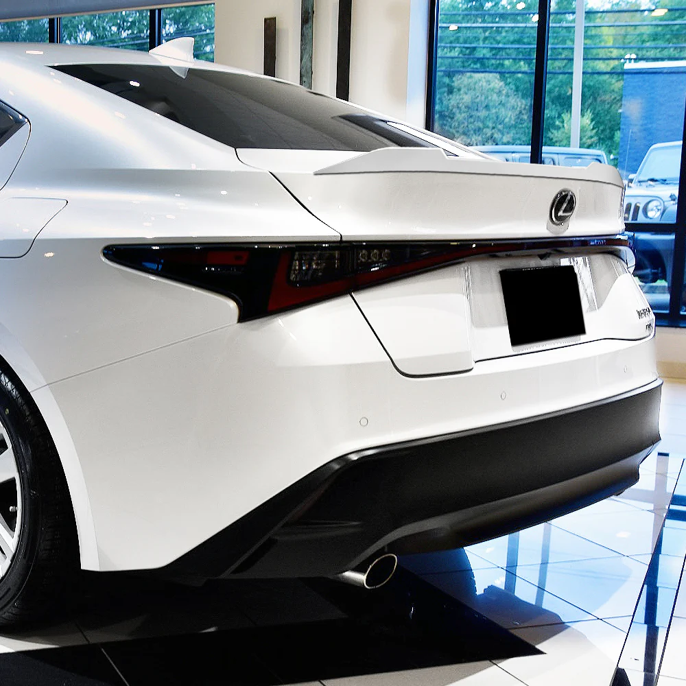 W-Power ABS F-Style Rear Trunk Lip Duckbill Spoiler Wing For 2021 - 2025 Lexus IS-Series -Pearl White - Image 7