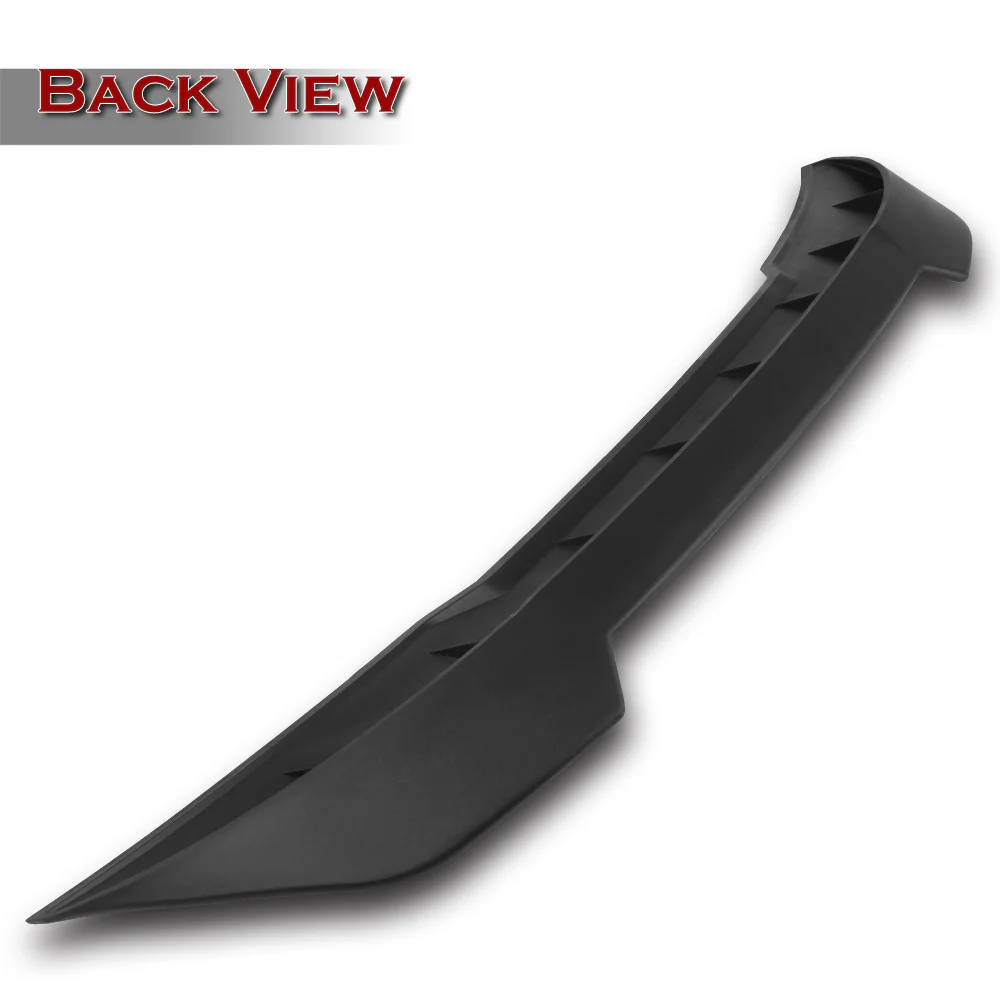 W-Power ABS F-Style Rear Trunk Lip Duckbill Spoiler Wing For 2021 - 2025 Lexus IS-Series -Unpainted Black - Image 4