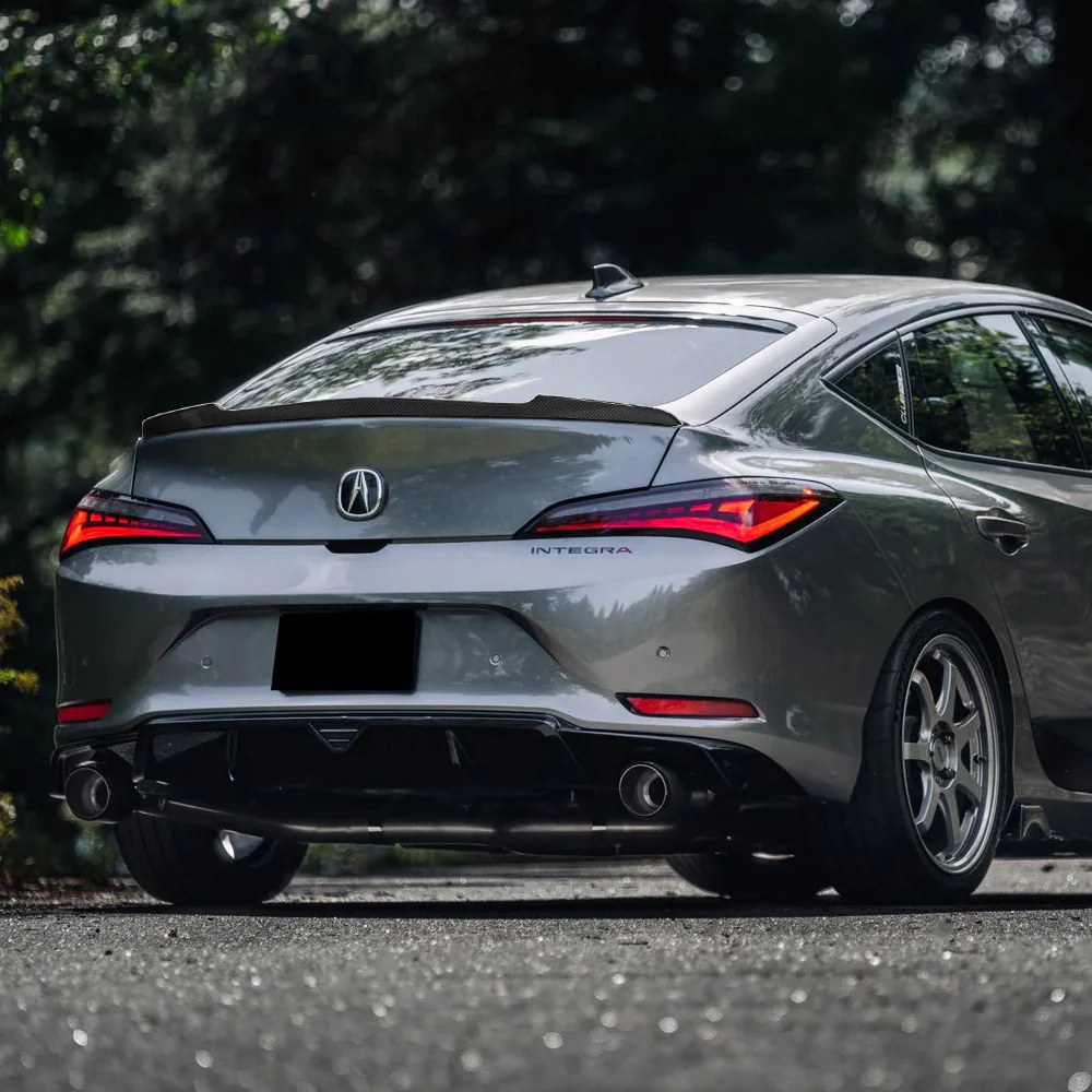 W-Power ABS OE-Style Rear Trunk Lip Duckbill Spoiler Wing For 2013 - 2017 Honda Accord 4-DR/Sedan -Carbon Fiber Look - Image 8