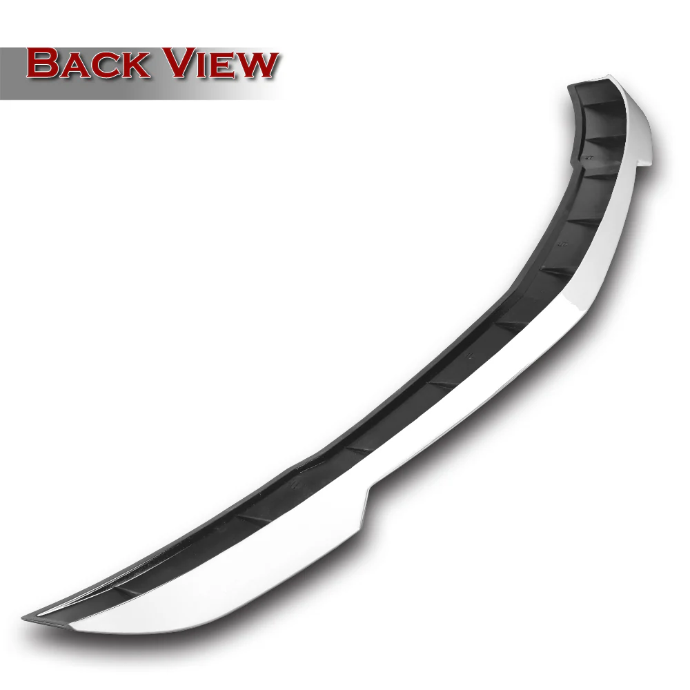 W-Power ABS OE-Style Rear Trunk Lip Duckbill Spoiler Wing For 2013 - 2017 Honda Accord 4-DR/Sedan -Pearl White - Image 4