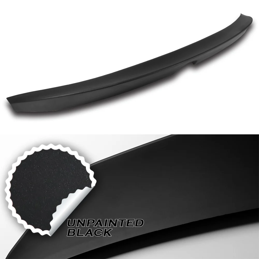 W-Power ABS OE-Style Rear Trunk Lip Duckbill Spoiler Wing For 2013 - 2017 Honda Accord 4-DR/Sedan -Unpainted Matte Black - Image 2