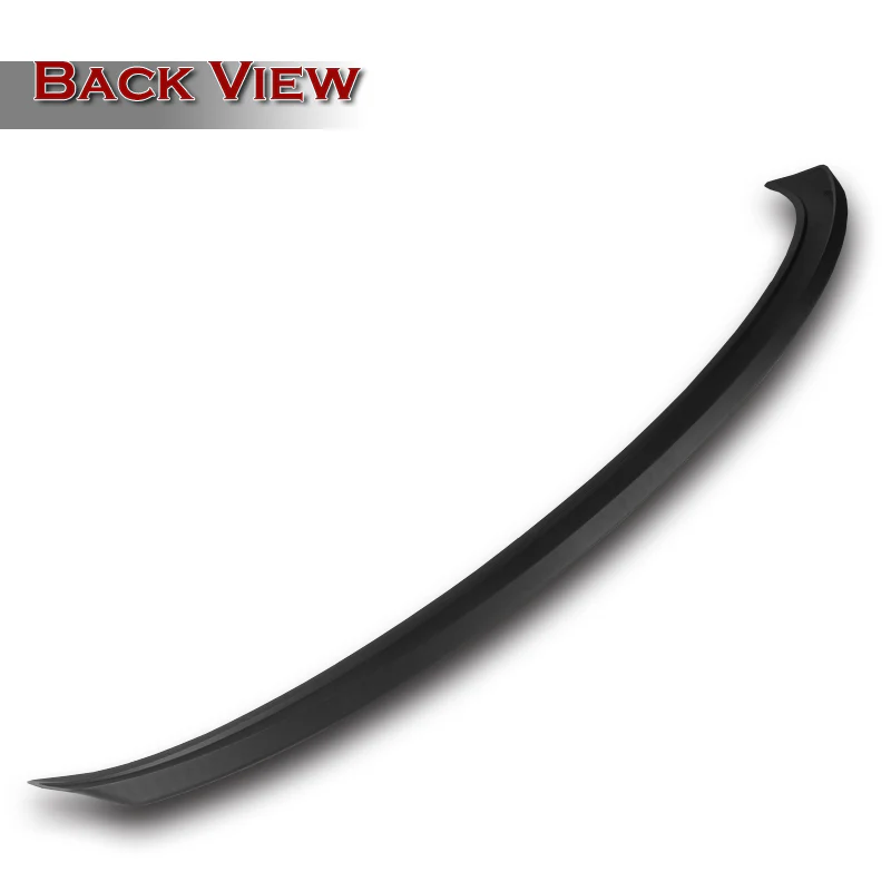 W-Power ABS OE-Style Rear Trunk Lip Duckbill Spoiler Wing For 2018-2024 Toyota Camry Sedan -Unpainted Matte Black - Image 2