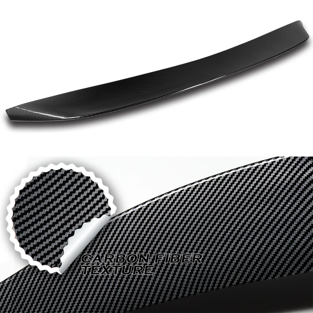 W-Power ABS OE-Style Rear Trunk Lip Duckbill Spoiler Wing For 2023 - 2026 Honda Accord 4DR/Sedan -Carbon Fiber Look - Image 2