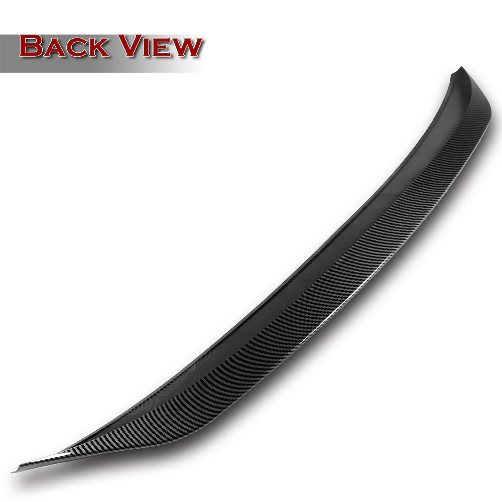 W-Power ABS OE-Style Rear Trunk Lip Duckbill Spoiler Wing For 2023 - 2026 Honda Accord 4DR/Sedan -Carbon Fiber Look - Image 4