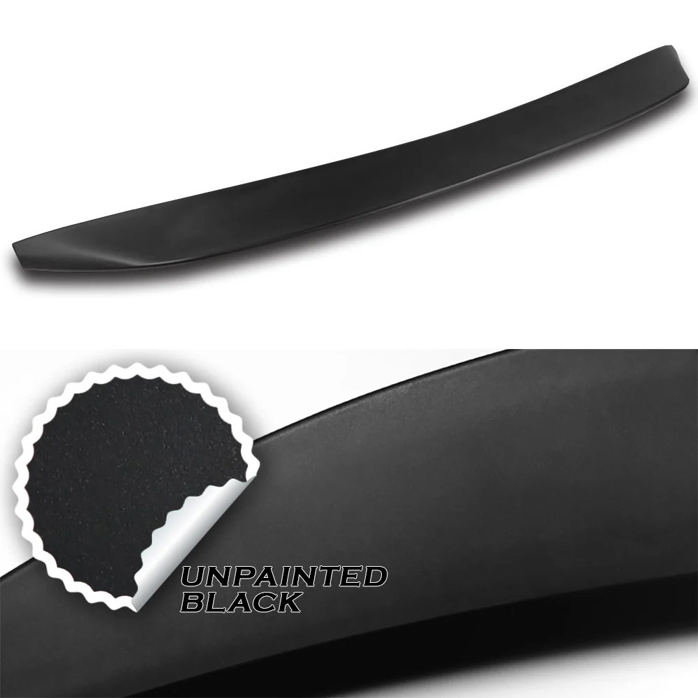 W-Power ABS OE-Style Rear Trunk Lip Duckbill Spoiler Wing For 2023 - 2026 Honda Accord 4DR/Sedan -Matte Black - Image 2