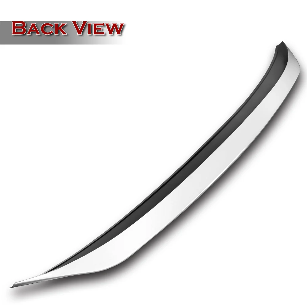 W-Power ABS OE-Style Rear Trunk Lip Duckbill Spoiler Wing For 2023 - 2026 Honda Accord 4DR/Sedan -Pearl White - Image 4