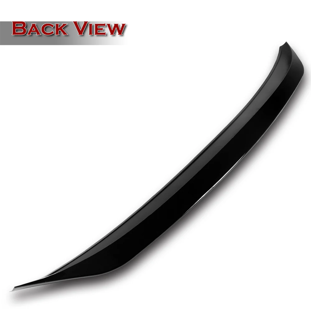 W-Power ABS OE-Style Rear Trunk Lip Duckbill Spoiler Wing For 2023 - 2026 Honda Accord 4DR/Sedan -Pearl Black - Image 5