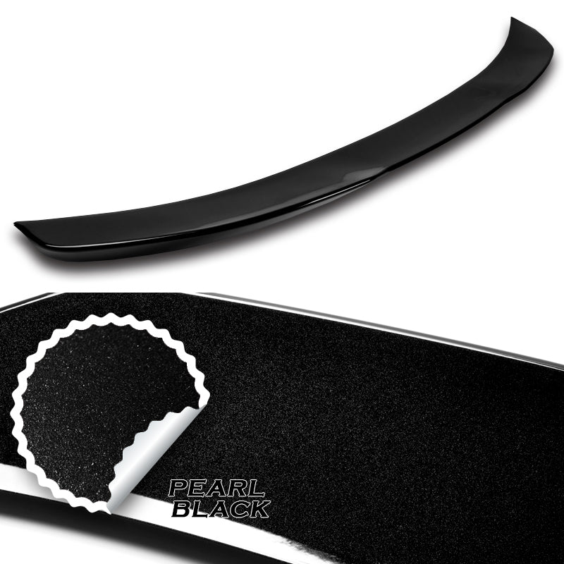 W-Power ABS PSM-Style Rear Trunk Lip Duckbill Spoiler Wing For 2007-2013 BMW 3-Series Coupe E92 -Pearl Black - Image 3