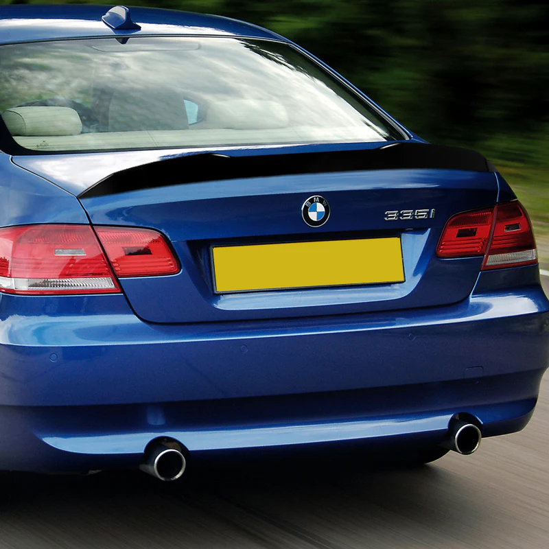 W-Power ABS PSM-Style Rear Trunk Lip Duckbill Spoiler Wing For 2007-2013 BMW 3-Series Coupe E92 -Pearl Black - Image 6