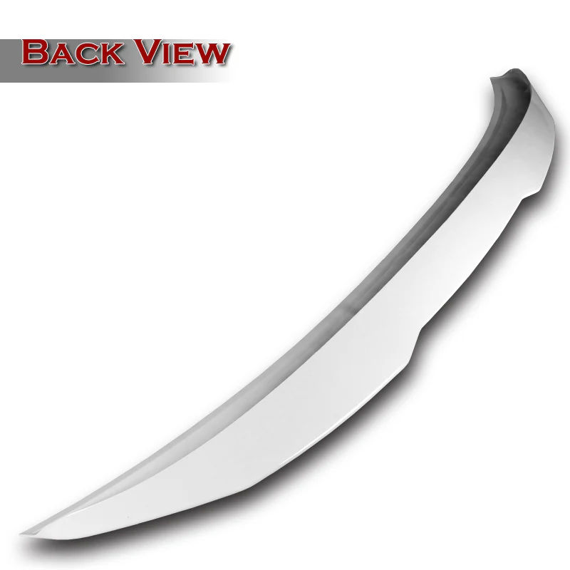 W-Power ABS PSM-Style Rear Trunk Lip Duckbill Spoiler Wing For 2007-2013 BMW 3-Series Coupe E92 -Pearl White - Image 2