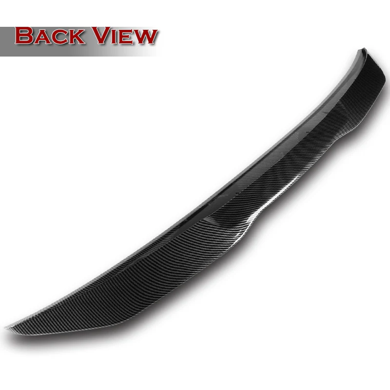 W-Power ABS PSM-Style Rear Trunk Lip Duckbill Spoiler Wing For 2015-2021 BMW 2-Series F23 Convertible -Carbon Fiber Look - Image 2