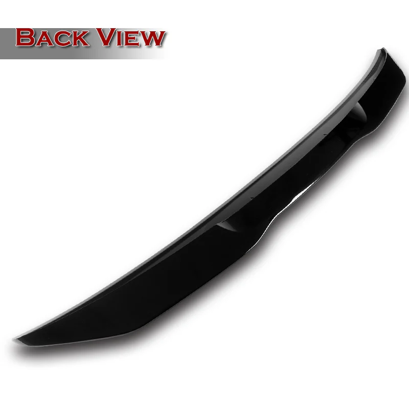 W-Power ABS PSM-Style Rear Trunk Lip Duckbill Spoiler Wing For 2015-2021 BMW 2-Series F23 Convertible -Pearl Black - Image 2