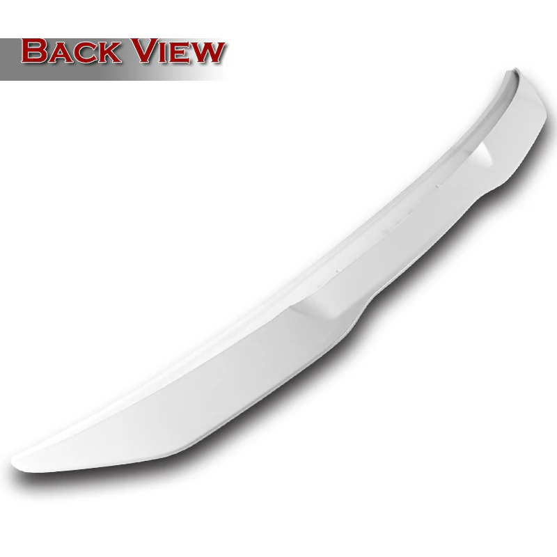 W-Power ABS PSM-Style Rear Trunk Lip Duckbill Spoiler Wing For 2015-2021 BMW 2-Series F23 Convertible -Pearl White - Image 2