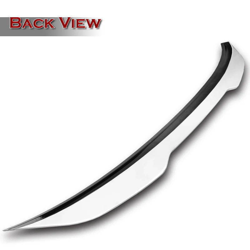 W-Power ABS PSM-Style Rear Trunk Lip Duckbill Spoiler Wing For 2017-2023 BMW 5-Series G30 / G38 -Pearl White - Image 2