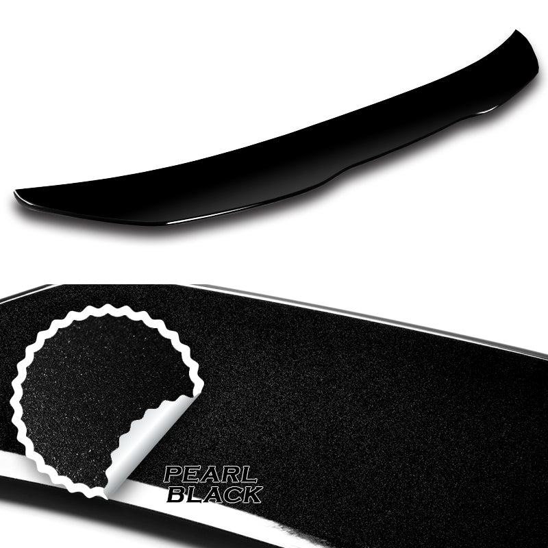 W-Power ABS PSM-Style Rear Trunk Lip Spoiler Wing For 2014-2020 BMW F33 F83 Convertible -Pearl Black - Image 2
