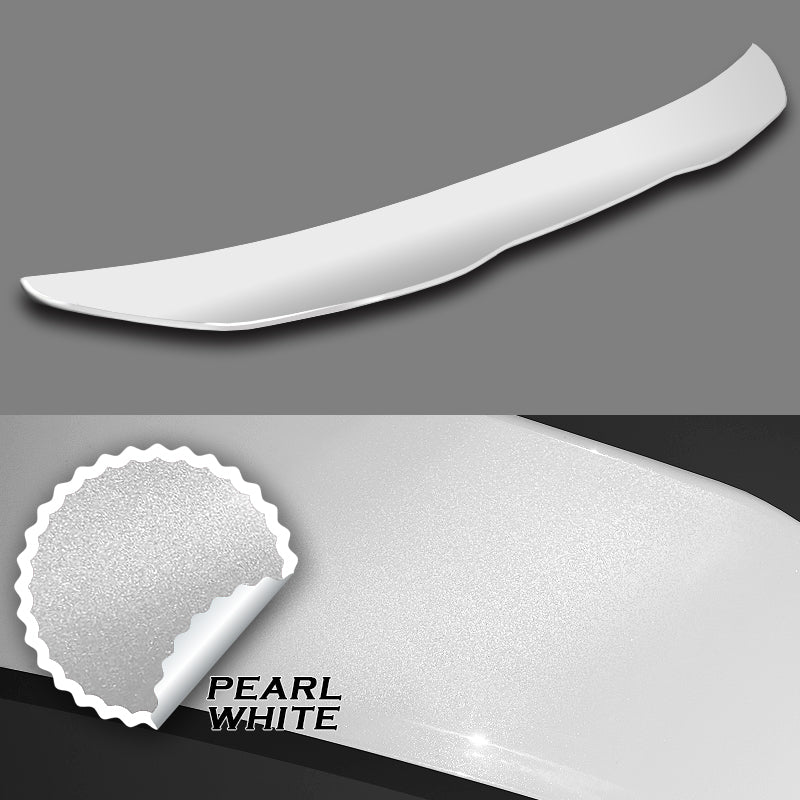 W-Power ABS PSM-Style Rear Trunk Lip Spoiler Wing For 2014-2020 BMW F33 F83 Convertible -Pearl White - Image 2