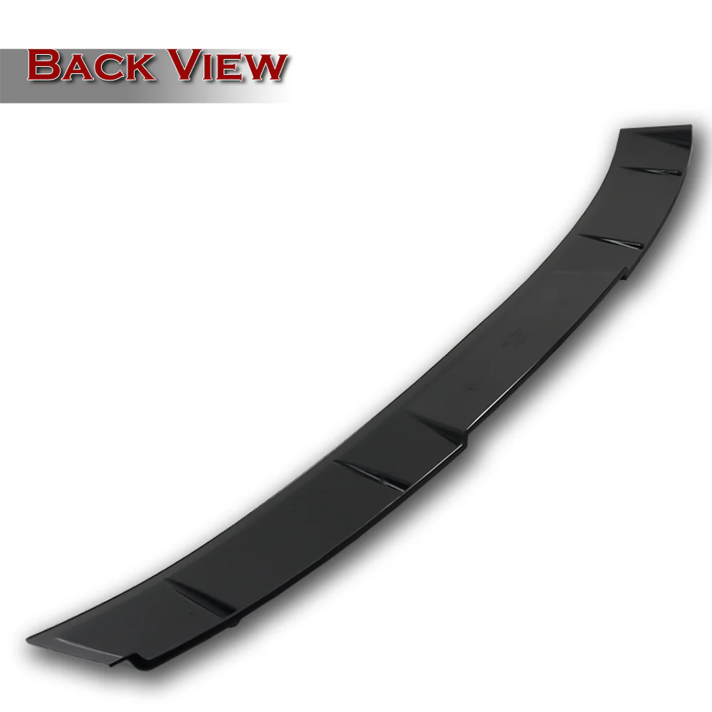 W-Power ABS Rear Widow Roof Visor Wing Spoiler For 2023- 2025 Honda Accord Sedan -Pearl Black - Image 4