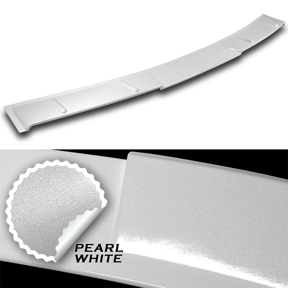W-Power ABS Rear Widow Roof Visor Wing Spoiler For 2023- 2025 Honda Accord Sedan -Pearl White - Image 2