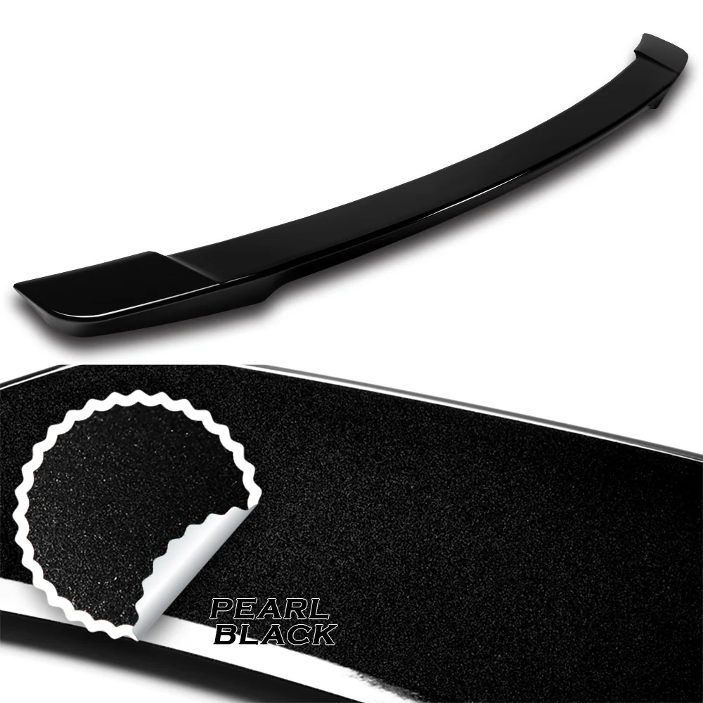 W-Power ABS STP-Style Rear Trunk Lip Duckbill Spoiler Wing For 2013-2018 Acura ILX -Pearl Black - Image 2