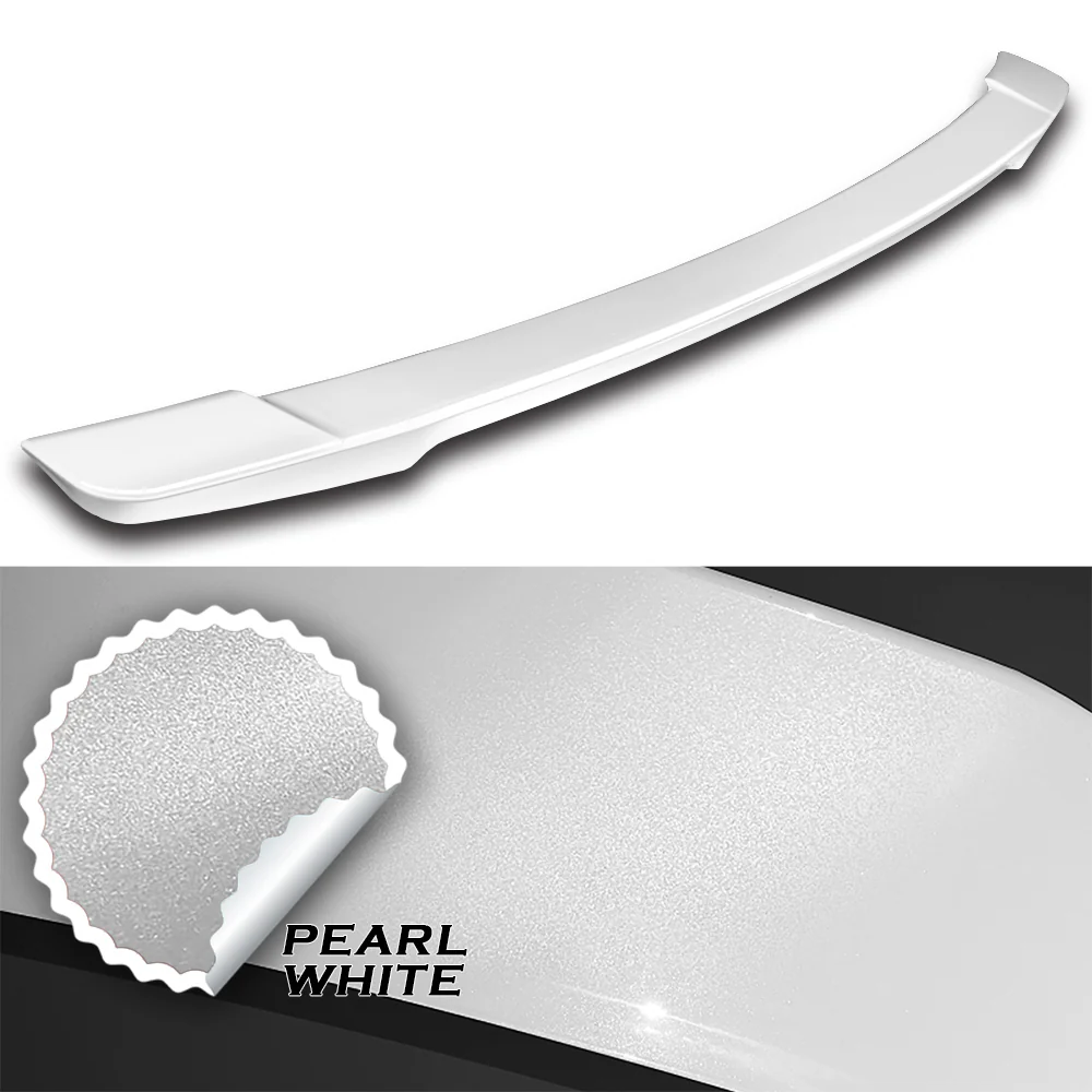 W-Power ABS STP-Style Rear Trunk Lip Duckbill Spoiler Wing For 2013-2018 Acura ILX -Pearl White - Image 2