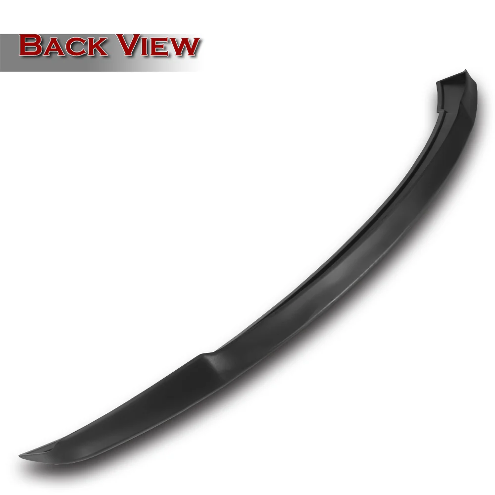 W-Power ABS STP-Style Rear Trunk Lip Duckbill Spoiler Wing For 2013-2018 Acura ILX -Unpainted Matte Black - Image 4