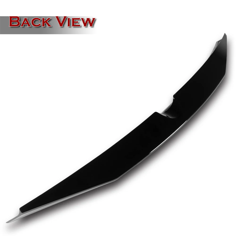 W-Power ABS STP-Style Rear Trunk Lip Duckbill Spoiler Wing For 2016-2024 Mazda Miata MX-5 -Pearl Black - Image 4