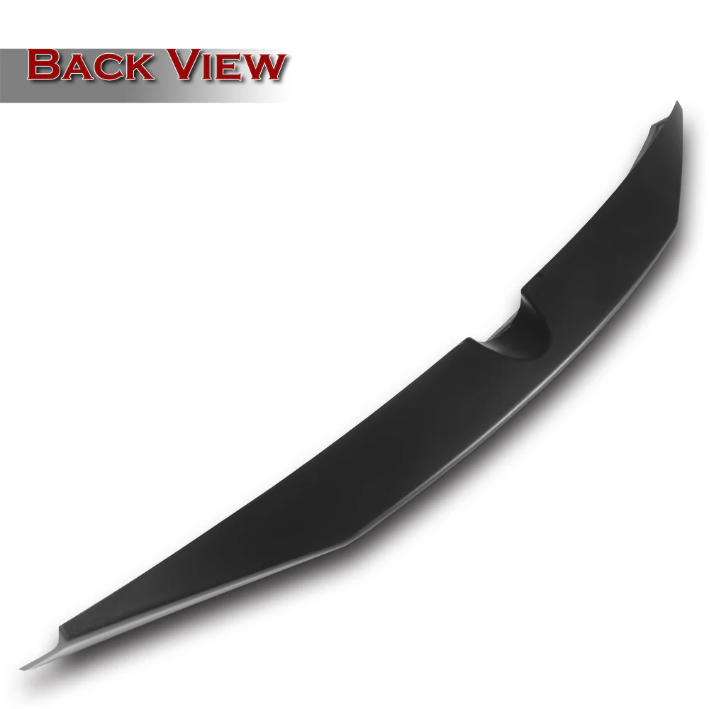 W-Power ABS STP-Style Rear Trunk Lip Duckbill Spoiler Wing For 2016-2024 Mazda Miata MX-5 -Unpainted Matte Black - Image 5