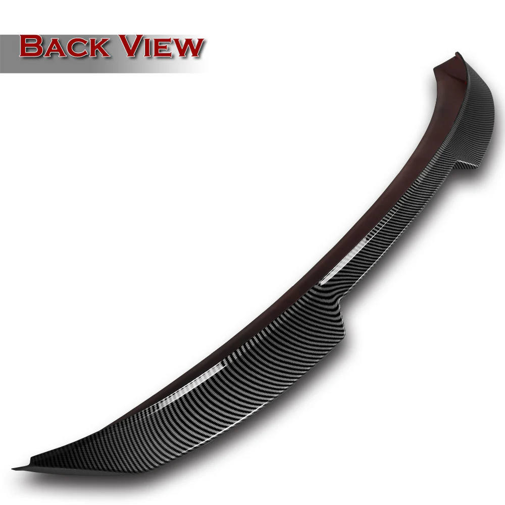 W-Power ABS STP-Style Rear Trunk Lip Duckbill Spoiler Wing For 2022 - 2026 Honda Civic 4-DR/Sedan -Carbon Fiber Look - Image 4