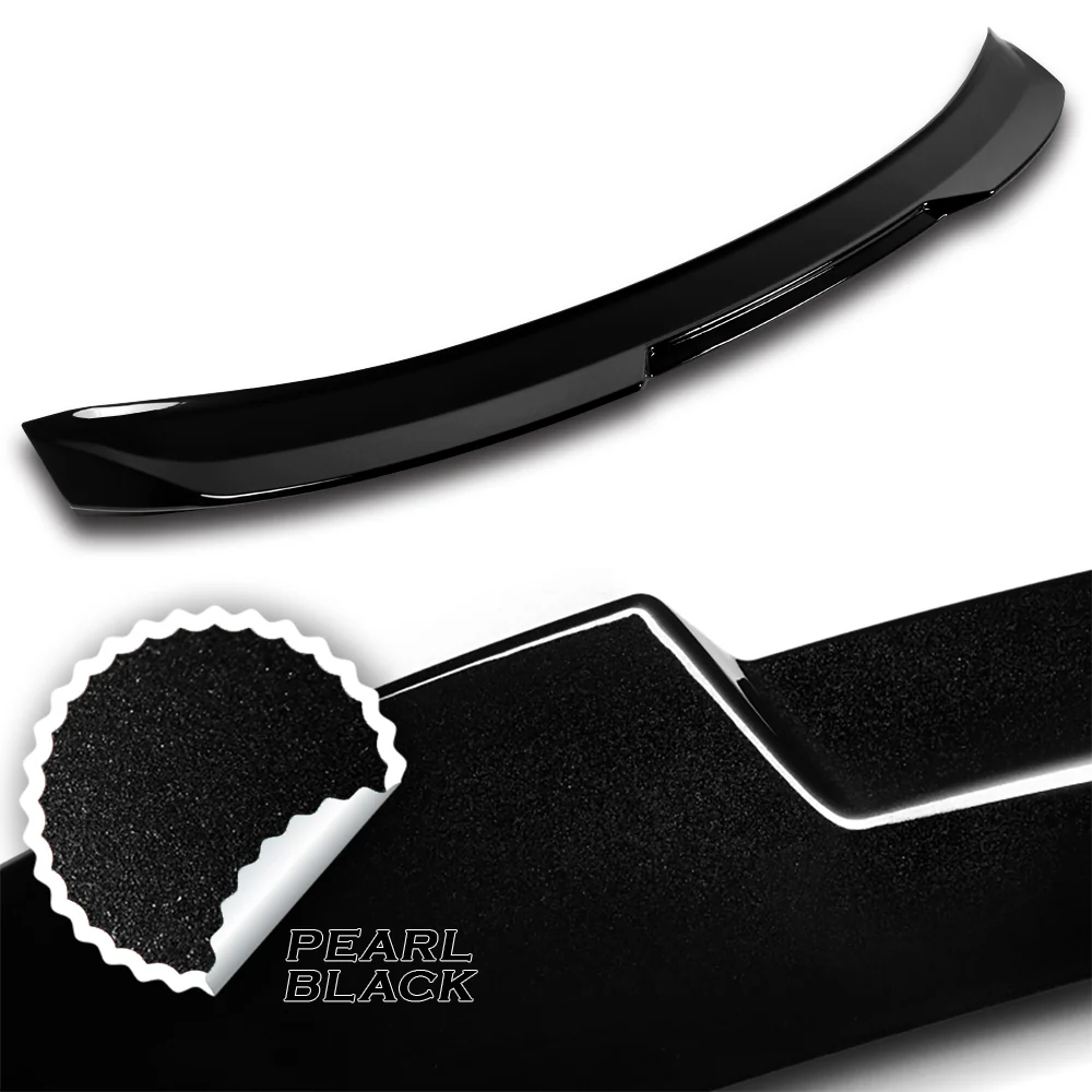 W-Power ABS STP-Style Rear Trunk Lip Duckbill Spoiler Wing For 2022 - 2026 Honda Civic 4-DR/Sedan -Pearl Black - Image 2
