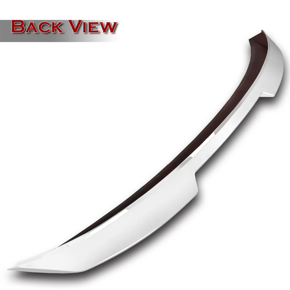 W-Power ABS STP-Style Rear Trunk Lip Duckbill Spoiler Wing For 2022 - 2026 Honda Civic 4-DR/Sedan -Pearl White - Image 4