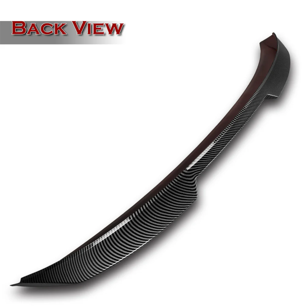 W-Power ABS STP-Style Rear Trunk Lip Duckbill Spoiler Wing For 2023 - 2026 Honda Accord 4-DR/Sedan -Carbon Fiber Look - Image 4