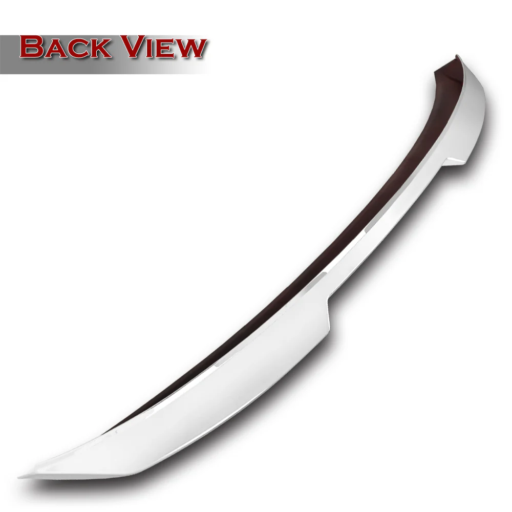 W-Power ABS STP-Style Rear Trunk Lip Duckbill Spoiler Wing For 2023 - 2026 Honda Accord 4-DR/Sedan -Pearl White - Image 4