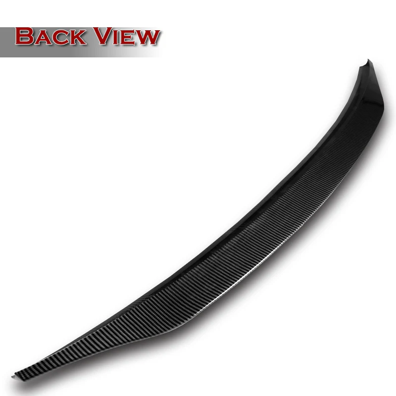 W-Power ABS STP-Style Rear Trunk Lip Spoiler Wing For 2006-2013 Lexus IS250 IS350 ISF -Carbon Fiber Look - Image 2