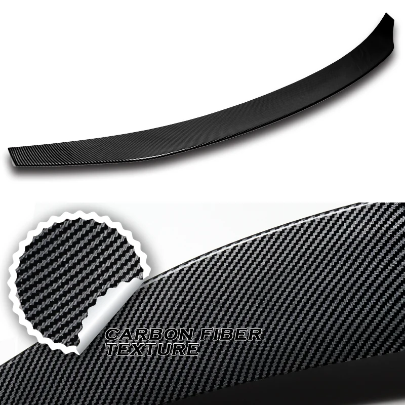 W-Power ABS STP-Style Rear Trunk Lip Spoiler Wing For 2006-2013 Lexus IS250 IS350 ISF -Carbon Fiber Look - Image 3