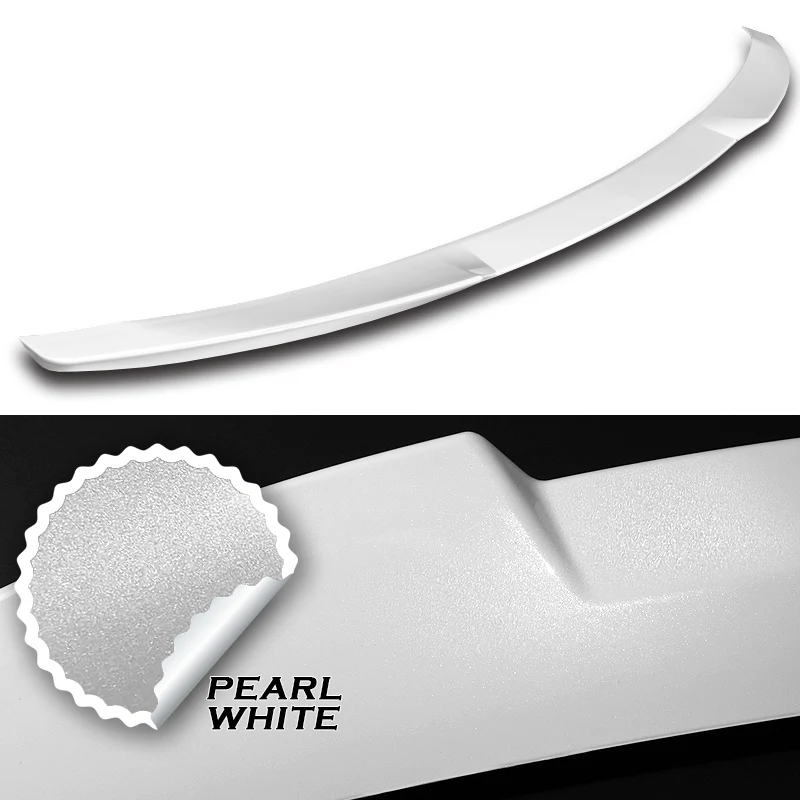 W-Power ABS V-Style Rear Trunk Lip Duckbill Spoiler Wing For 2015-2020 Acura TLX -Pearl White - Image 3
