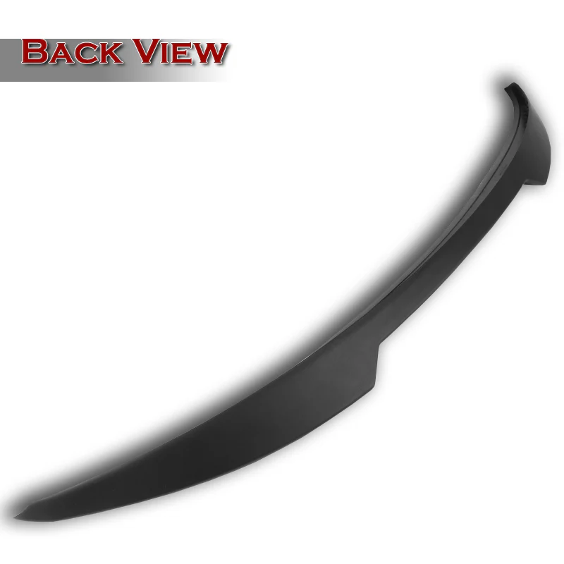 W-Power ABS V-Style Rear Trunk Lip Duckbill Spoiler Wing For 2015-2020 Acura TLX -Unpainted Matted Black - Image 4