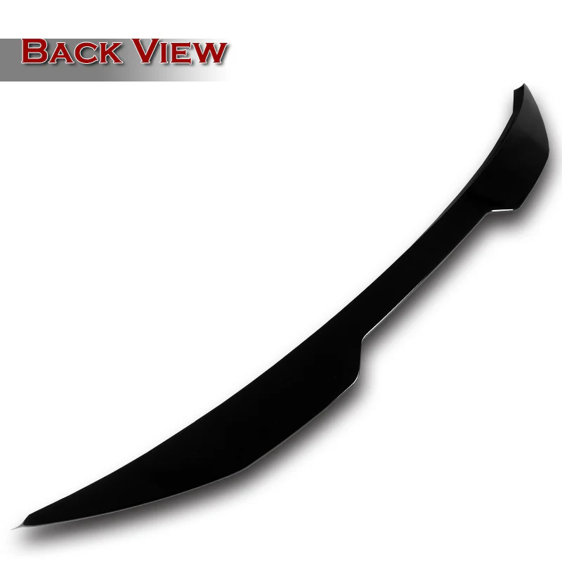 W-Power ABS V-Style Rear Trunk Lip Duckbill Spoiler Wing For 2016-2023 Nissan Maxima -Pearl Black - Image 4