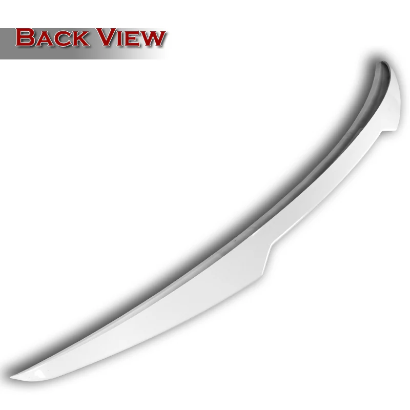 W-Power ABS V-Style Rear Trunk Lip Duckbill Spoiler Wing For 2021-2024 KIA K5 -Pearl White - Image 2