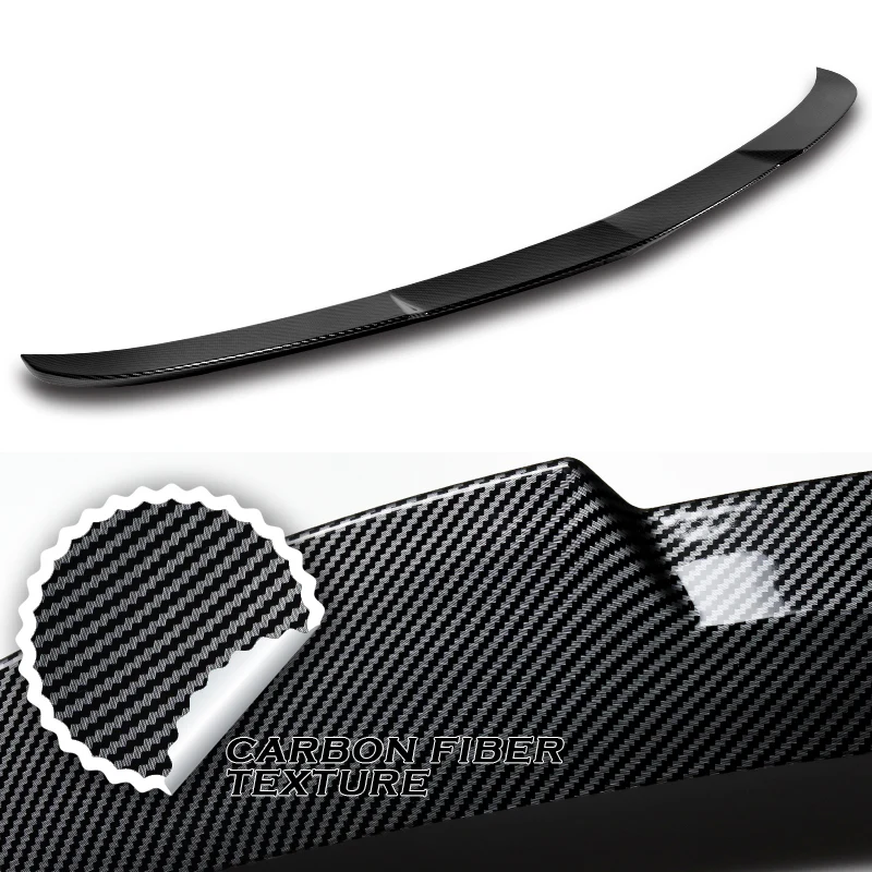 W-Power ABS V-Style Rear Trunk Lip Duckbill Spoiler Wing For 2021-2025 Acura TLX 4-DR / Sedan -Carbon Fiber Look - Image 2