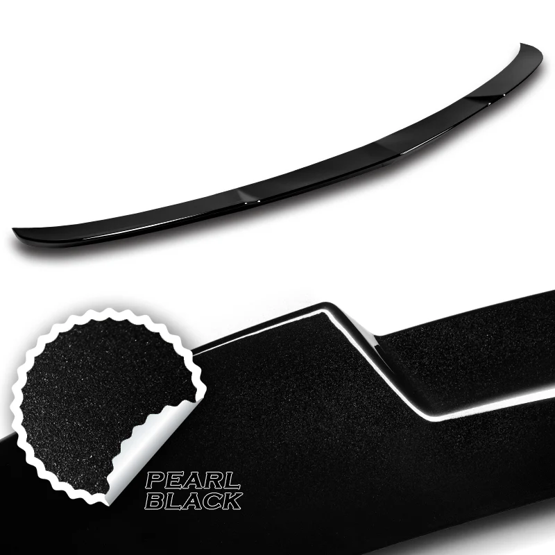 W-Power ABS V-Style Rear Trunk Lip Duckbill Spoiler Wing For 2021-2025 Acura TLX 4-DR / Sedan -Pearl Black - Image 2
