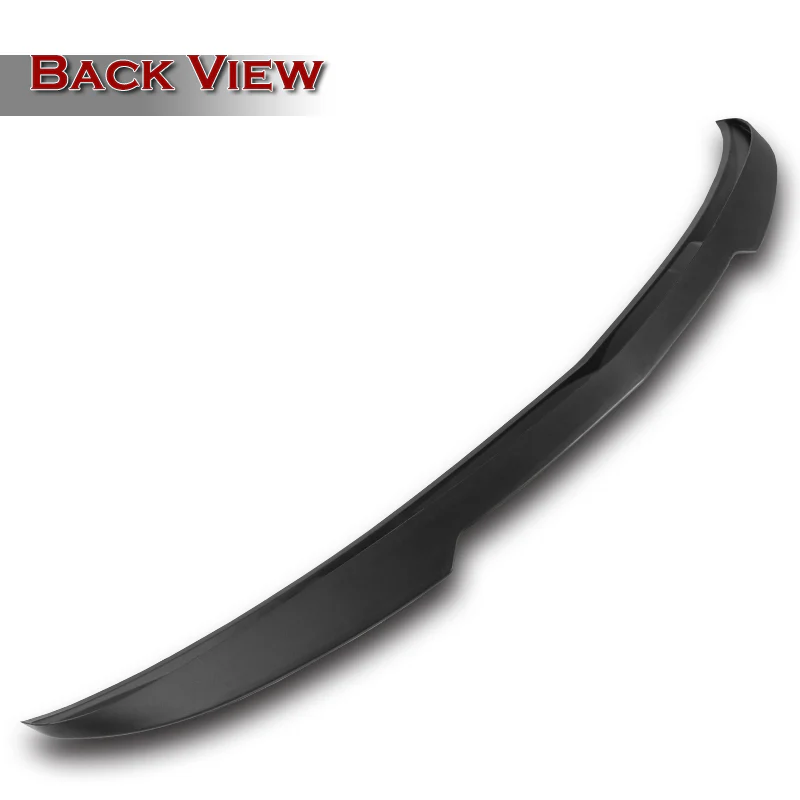 W-Power ABS V-Style Rear Trunk Lip Duckbill Spoiler Wing For 2021-2025 Acura TLX 4-DR / Sedan -Unpainted Matte Black - Image 4