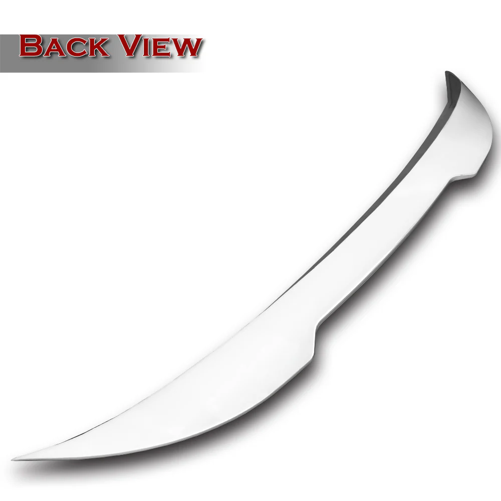 W-Power ABS V-Style Rear Trunk Lip Duckbill Spoiler Wing For 2022 - 2025 Subaru WRX STi -Pearl White - Image 4