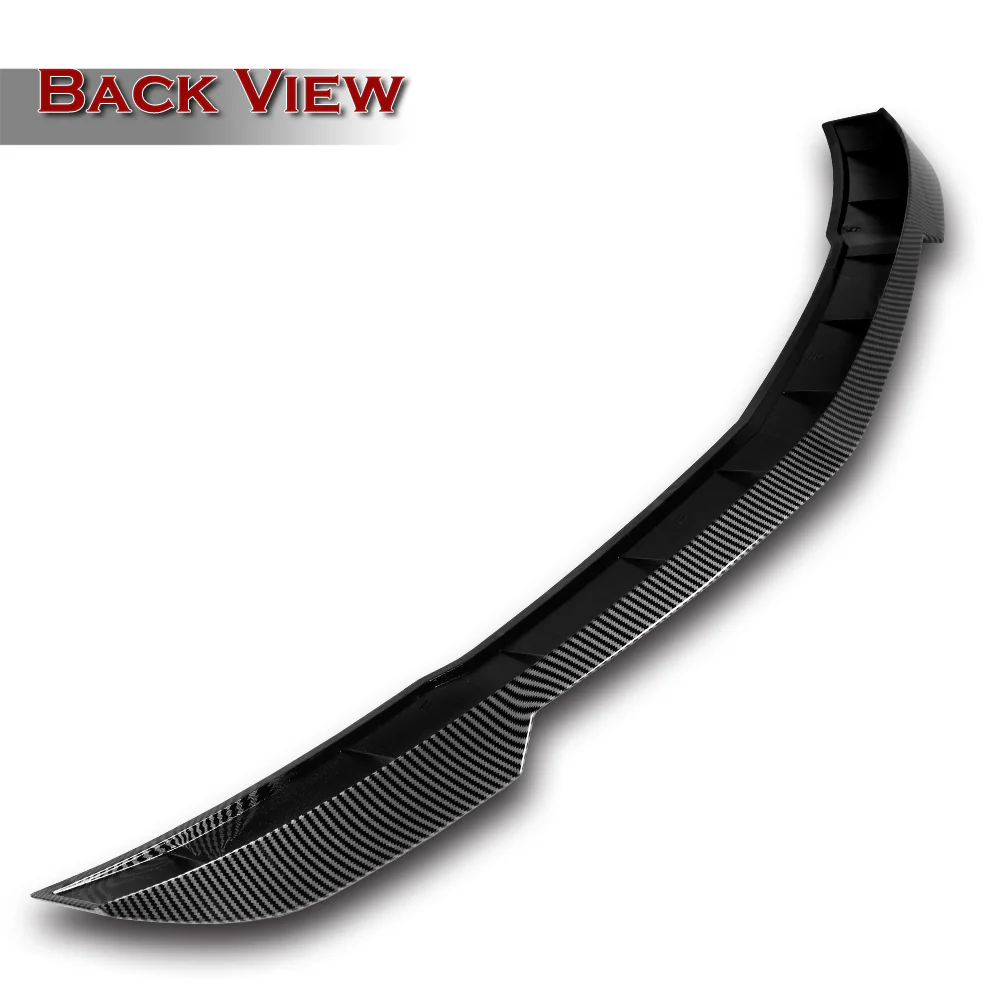 W-Power ABS V-Style Rear Trunk Lip Duckbill Spoiler Wing For 2023 - 2026 Acura Integra -Carbon Fiber Look - Image 4