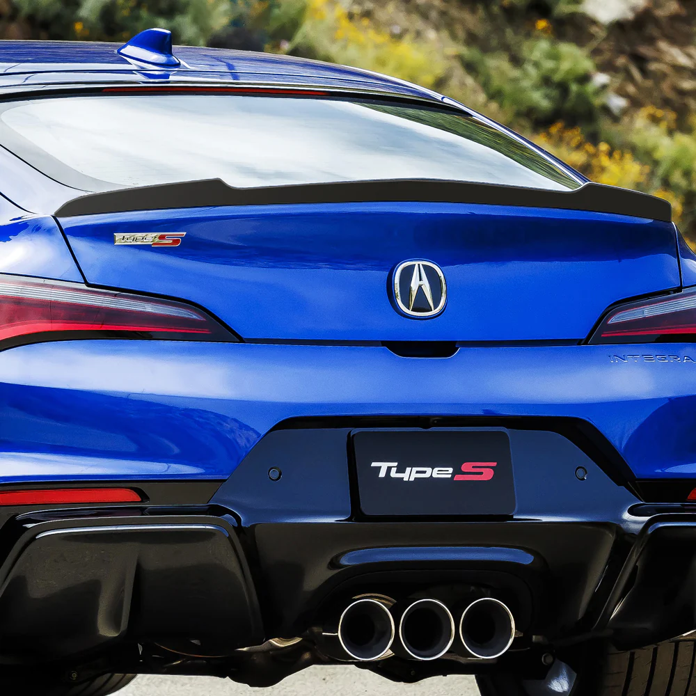 W-Power ABS V-Style Rear Trunk Lip Duckbill Spoiler Wing For 2023 - 2026 Acura Integra -Unpainted Matte Black - Image 5