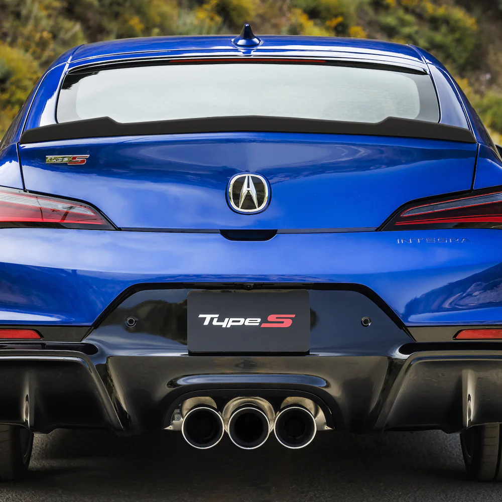 W-Power ABS V-Style Rear Trunk Lip Duckbill Spoiler Wing For 2023 - 2026 Acura Integra -Unpainted Matte Black - Image 6
